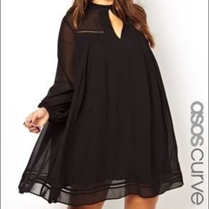 ASOS BLACK swing dress! Size 18